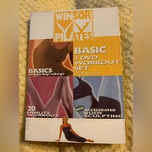Winsor Pilates 3-DVD Workout set. Great used condition.
